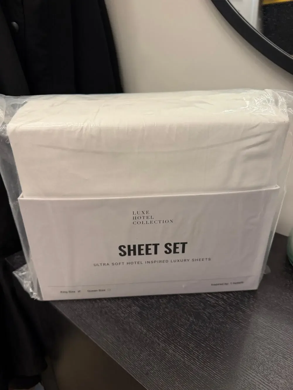 Hotel Collection- SATEEN COTTON OASIS SHEET SET - King - White